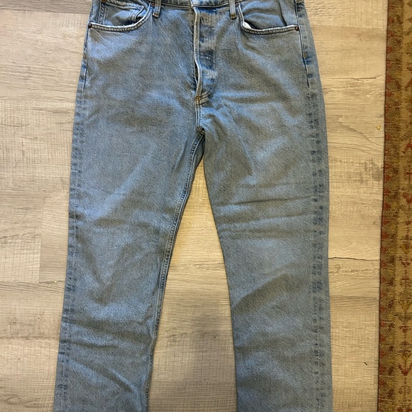 Agolde Blue Straight Leg - Riley - Picture 1 of 4